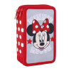 Peračník Minnie Mouse, trojzipsový, plný, 19,5x12,5x6,5cm Peračník Minnie Mouse, trojzipsový, plný, 19,5x12,5x6,5cm