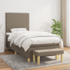 Box spring postel s matrací taupe 90x190 cm textil 3136961 Box spring postel s matrací taupe 90x190 cm textil 3136961
