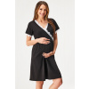 Anda Dojčiaca nočná košieľka Lilia krátka čierna S/M Anda Dojčiaca nočná košieľka Lilia krátka čierna S/M
