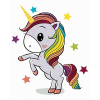Maľovanie podľa čísel – Dúhový jednorožec, 40 × 50 cm, napnuté plátno na rám 8596530058618 Maľovanie podľa čísel – Dúhový jednorožec, 40 × 50 cm, napnuté plátno na rám 8596530058618