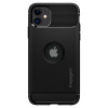 Silikónové puzdro SPIGEN Rugged Armor pre Apple iPhone 11 čierne Silikónové puzdro SPIGEN Rugged Armor pre Apple iPhone 11 čierne