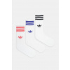 Ponožky adidas Originals 3-Stripes 3-pak JV7419 biela 34/36 Ponožky adidas Originals 3-Stripes 3-pak JV7419 biela 34/36