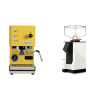 Profitec GO, yellow + Eureka Mignon Perfetto, BL white Profitec GO, yellow + Eureka Mignon Perfetto, BL white