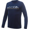Pánské termo triko SENSOR Merino Active PT Mountains deep blue Velikost: L, Barva: Modrá Pánské termo triko SENSOR Merino Active PT Mountains deep blue Velikost: L, Barva: Modrá