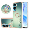 Ring Holder kryt Electroplating na Honor 90 Lite - Smile Ring Holder kryt Electroplating na Honor 90 Lite - Smile