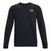 Under Armour Essential Fleece Crew Black/White Under Armour Essential Fleece Crew Black/White