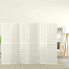 vidaXL Skladací paraván s 6 panelmi, japonský štýl 240x170 cm biely vidaXL Skladací paraván s 6 panelmi, japonský štýl 240x170 cm biely