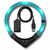 LEUCHTIE Easy Charge USB LED svietiaci obojok magnetický senzor tyrkysový 35 cm LEUCHTIE Easy Charge USB LED svietiaci obojok magnetický senzor tyrkysový 35 cm