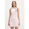 Juicy Couture letné šaty bavlnené PEPLUM DRESS JCGED126016 ružová M Juicy Couture letné šaty bavlnené PEPLUM DRESS JCGED126016 ružová M