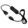 PREMIUMCORD Prodlužovací kabel USB 2.0 s vypínačem, 1m, černá PREMIUMCORD Prodlužovací kabel USB 2.0 s vypínačem, 1m, černá