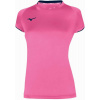 MIZUNO Core Short Sleeve Tee / Pink Fluo/Navy / 3XL MIZUNO Core Short Sleeve Tee / Pink Fluo/Navy / 3XL