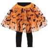 Detská tutu sukňa oranžová s netopiermi 30cm Detská tutu sukňa oranžová s netopiermi 30cm