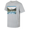 Husky Tee Lake pánské bavlněné tričko light grey Velikost: M Husky Tee Lake pánské bavlněné tričko light grey Velikost: M