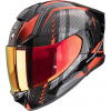 Scorpion Exo-530 Air Theras metalická černá/červená S Scorpion Exo-530 Air Theras metalická černá/červená S