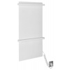 Sapho ELMIS elektrický sušiak uterákov 400x800 mm, 120 W, hliník, biela mat EB420 Sapho ELMIS elektrický sušiak uterákov 400x800 mm, 120 W, hliník, biela mat EB420