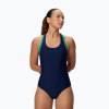 Dámske jednodielne plavky Speedo Colorblock Racerback peacoat/peacock teal Dámske jednodielne plavky Speedo Colorblock Racerback peacoat/peacock teal