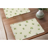 Bavlnené prestieranie na stôl Lúčne šťastie - štvorlístky Bavlnené prestieranie na stôl Lúčne šťastie - štvorlístky