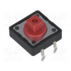 Mikrospínač TACT SPST-NO Polohy 2 0,05A/12VDC THT není 2,5N Mikrospínač TACT SPST-NO Polohy 2 0,05A/12VDC THT není 2,5N