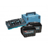 Makita - Súprava nabíjačky a 2x aku 40V Li-Ion XGT 8,0 Ah, kufor Makpac 191Y97-1 Makita - Súprava nabíjačky a 2x aku 40V Li-Ion XGT 8,0 Ah, kufor Makpac 191Y97-1