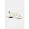 Tommy Hilfiger sandále dámske kožené FLAT STRAPPY SANDAL LTH FW0FW09220 béžová EUR 42 Tommy Hilfiger sandále dámske kožené FLAT STRAPPY SANDAL LTH FW0FW09220 béžová EUR 42