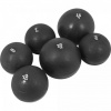 Gorilla Sports Sada slamball medicinbalov, čierna, 6 ks, 60 kg Gorilla Sports Sada slamball medicinbalov, čierna, 6 ks, 60 kg