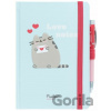 Poznámkový blok Pusheen Love Notes A5 s propiskou Poznámkový blok Pusheen Love Notes A5 s propiskou