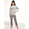 Koala - pyžamo dievčenské - s patentom 134-140 Šedá Dlhé Koala - pyžamo dievčenské - s patentom 134-140 Šedá Dlhé