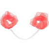 Čipkované putá s retiazkou červené Čipkované putá s retiazkou červené