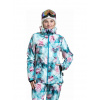 Dámska Snb & Ski Bunda Kirsten Pink Flowers Meatfly|M Dámska Snb & Ski Bunda Kirsten Pink Flowers Meatfly|M