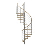 Minka STAIRS Kombinované točité schodisko Venezia dub/sivá pr. 120 cm Minka STAIRS Kombinované točité schodisko Venezia dub/sivá pr. 120 cm