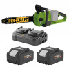 Procraft Sada aku reťazová píla PCA42/2 s batériami 2×20V 8Ah a nabíjačkou 20/2 | SPCA42/2-20/8-20/2 Procraft Sada aku reťazová píla PCA42/2 s batériami 2×20V 8Ah a nabíjačkou 20/2 | SPCA42/2-20/8-20/2