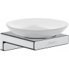 Hansgrohe AddStoris Q - Miska na mydlo, chróm 41746000 Hansgrohe AddStoris Q - Miska na mydlo, chróm 41746000