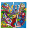 EuroBaby puzzle na chytanie a vkladanie doprava EuroBaby puzzle na chytanie a vkladanie doprava