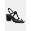 Kožené sandále Tommy Hilfiger LEATHER BLOCK HEEL SANDAL FW0FW08532 čierna EUR 40 Kožené sandále Tommy Hilfiger LEATHER BLOCK HEEL SANDAL FW0FW08532 čierna EUR 40