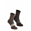 Ponožky Salomon Evasion Crew 2-Pack - dark earth/walnut Ponožky Salomon Evasion Crew 2-Pack - dark earth/walnut