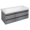 Sapho SITIA umývadlová skrinka 101,4x50x44,2cm, 2x zásuvka, dub strieborný SI105-1111 Sapho SITIA umývadlová skrinka 101,4x50x44,2cm, 2x zásuvka, dub strieborný SI105-1111