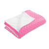 Biante Detská obojstranná deka Minky bodky/Polar MKP-012 Sýto ružová 75x100 cm Biante Detská obojstranná deka Minky bodky/Polar MKP-012 Sýto ružová 75x100 cm