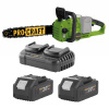 Procraft Sada aku reťazová píla PCA42/2 s batériami 2×20V 4Ah a nabíjačkou 20/2 | SPCA42/2-20/4-20/2 Procraft Sada aku reťazová píla PCA42/2 s batériami 2×20V 4Ah a nabíjačkou 20/2 | SPCA42/2-20/4-20/2