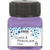 farba na sklo a porcelán 20 ml Kreul Clear 95 lilac farba na sklo a porcelán 20 ml Kreul Clear 95 lilac