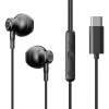 Joyroom TYPE-C Series JR-EC07 USB-C in-ear slúchadla - čierne Joyroom TYPE-C Series JR-EC07 USB-C in-ear slúchadla - čierne