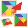 Tangram logická hra skladačka drevené kocky Tangram logická hra skladačka drevené kocky