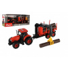 Teddies Traktor Zetor s vlekom s nakladacím ramenom plast 36 cm Teddies Traktor Zetor s vlekom s nakladacím ramenom plast 36 cm
