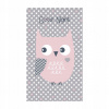 DETEXPOL Dětský uterák Sova ružová 50x30 cm DETEXPOL Dětský uterák Sova ružová 50x30 cm