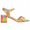 Farebné sandále na podpätku typu kocka veľ. 38 Farebné sandále na podpätku typu kocka veľ. 38