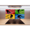 Panel do kuchyne Kolo a skateboard 100x50 cm Panel do kuchyne Kolo a skateboard 100x50 cm