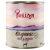 Výhodné balenie Purizon Organic 12 x 800 g - kačacie a kuracie s cuketou Výhodné balenie Purizon Organic 12 x 800 g - kačacie a kuracie s cuketou