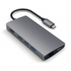 Satechi USB-C Multiport adaptér 4K 8ports v2 - Space Gray Aluminium ST-TCMA2M Satechi USB-C Multiport adaptér 4K 8ports v2 - Space Gray Aluminium ST-TCMA2M