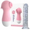 VIBRÁTOR TUČNIAK MASÁŽNY PRÍSTROJ S PRÍSAVKOU NA KLITORIS PRE PÁRY VIBRÁTOR TUČNIAK MASÁŽNY PRÍSTROJ S PRÍSAVKOU NA KLITORIS PRE PÁRY
