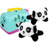 mamido Panda malá s maskotom transportéra mamido Panda malá s maskotom transportéra