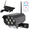 Masterled LED solárna vonkajšia kamera atrapa Záhradný senzor + diaľkové ovládanie Masterled LED solárna vonkajšia kamera atrapa Záhradný senzor + diaľkové ovládanie